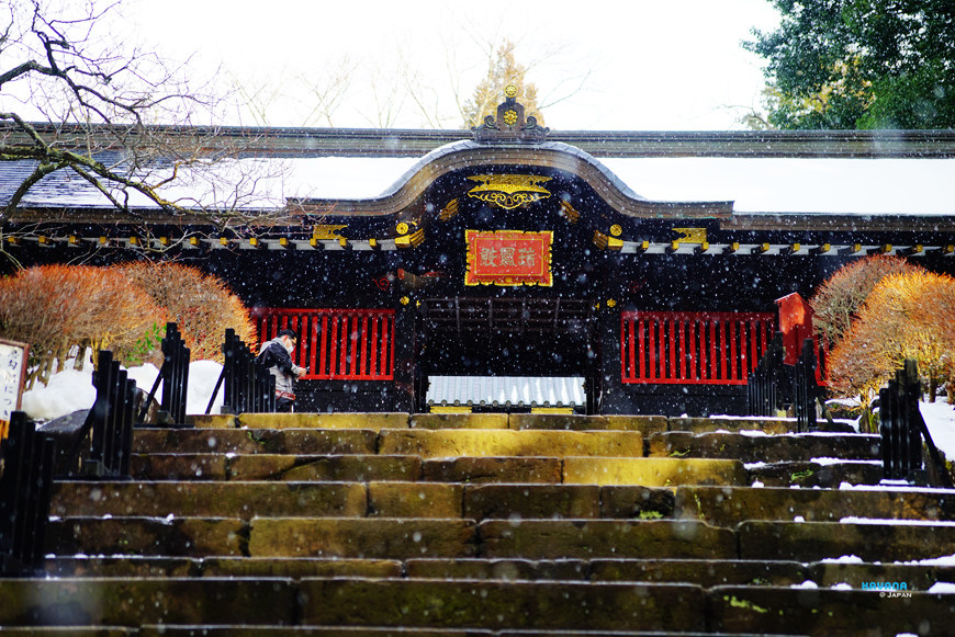 宮城仙台瑞鳳殿 大雪中的伊達政宗墓所 卡瓦納 京都自由滯在